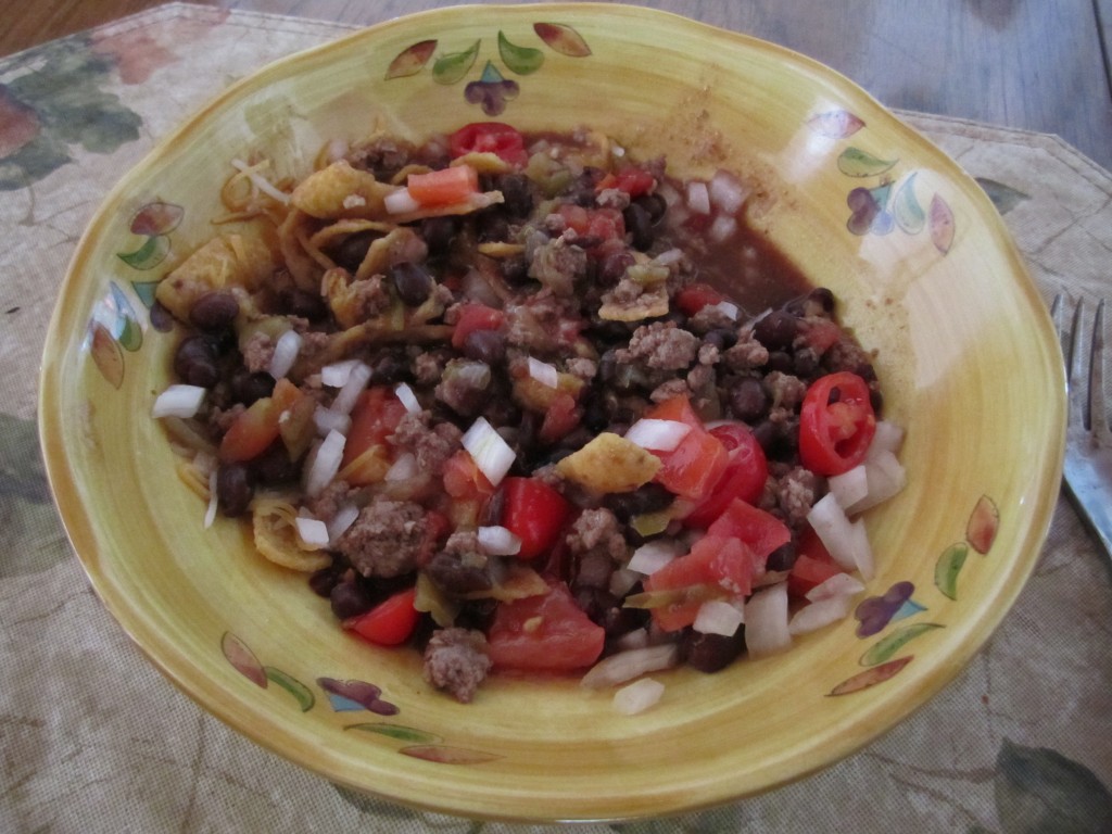 Tasty Tuesday Green Chile Frito Pie (With no Canned Chili!) Wheel N