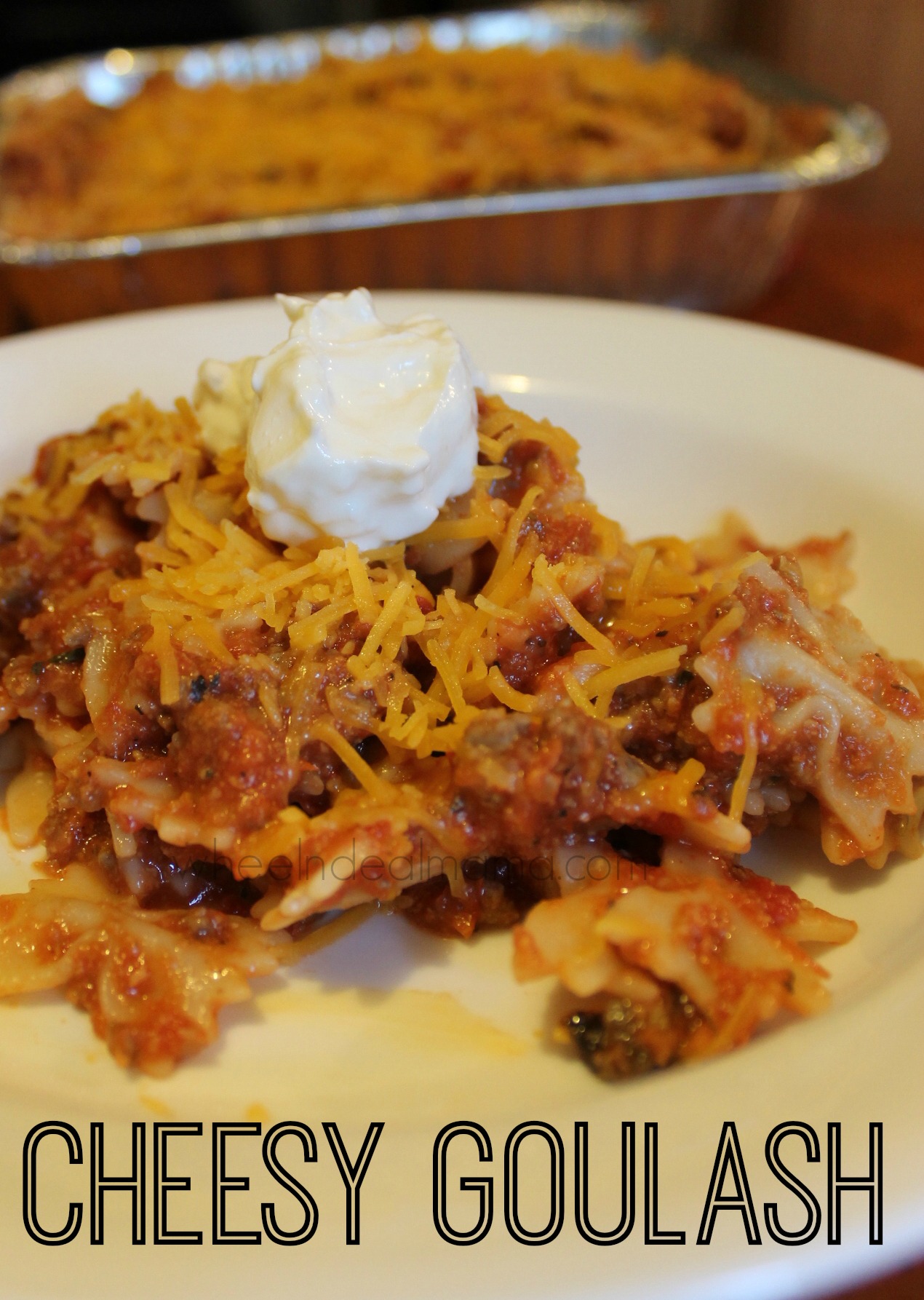 Cheesy Goulash; Easy Freezer Meal Wheel N Deal Mama
