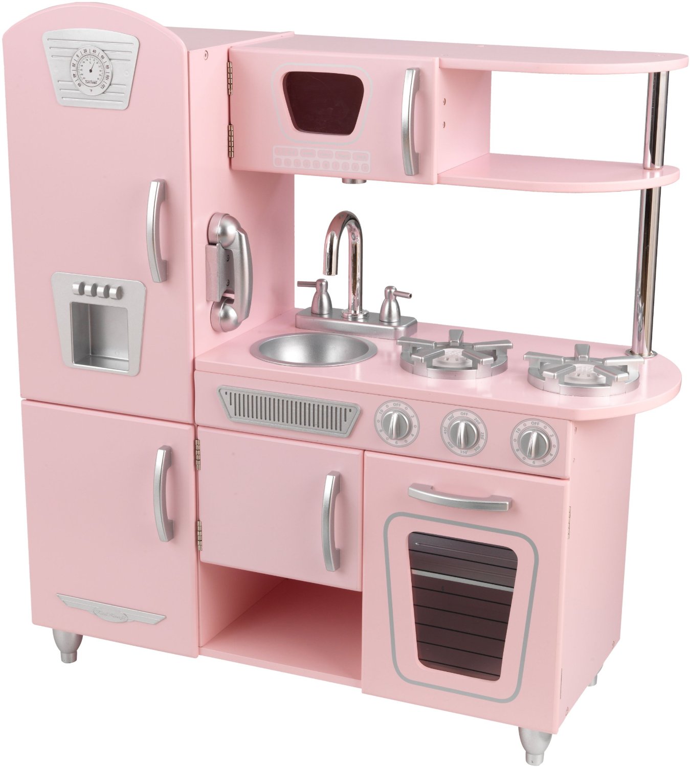 Kidkraft Vintage Kitchen In Pink Or Red 8662 Wheel N Deal Mama